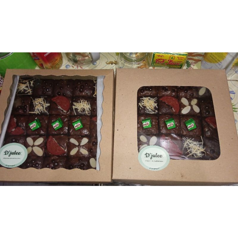 

fudgy brownies sekat20x20,brownies,sekat, panggang