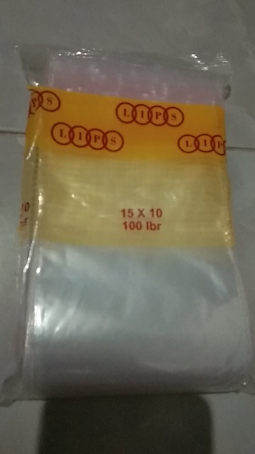 Plastik Klip Ukuran 15x10 Isi 100 Lembar