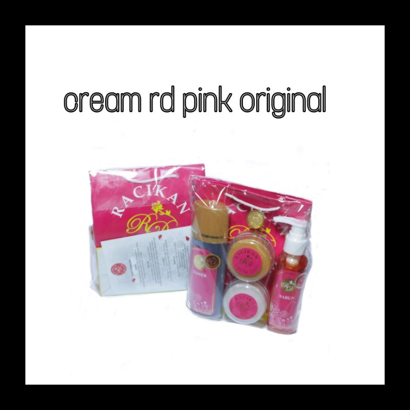 CREAM RACIKAN RD TAS PINK ORIGINAL UKURAN 30 GR/CREAM PAKET RD TAS PINK ORIGINAL