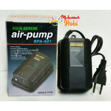 Pompa Udara Aerator 1 Lubang ATMAN SPA-601 SPA601 Aquarium Air Pump