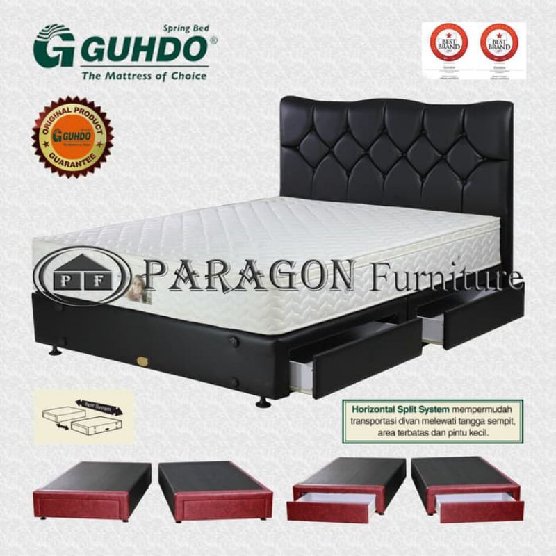 Divan Laci HS 160x200 HB Lavela (TANPA KASUR) - Guhdo spring bed