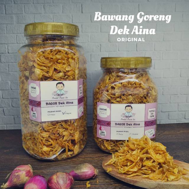 

BAWANG GORENG SUMENEP DEK AINA RASA ORIGINAL PEDAS