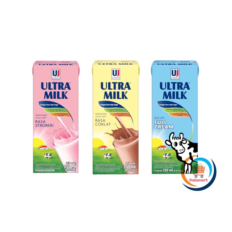 

Ultra Milk Coklat / Strawberry / Full Cream 250 ml