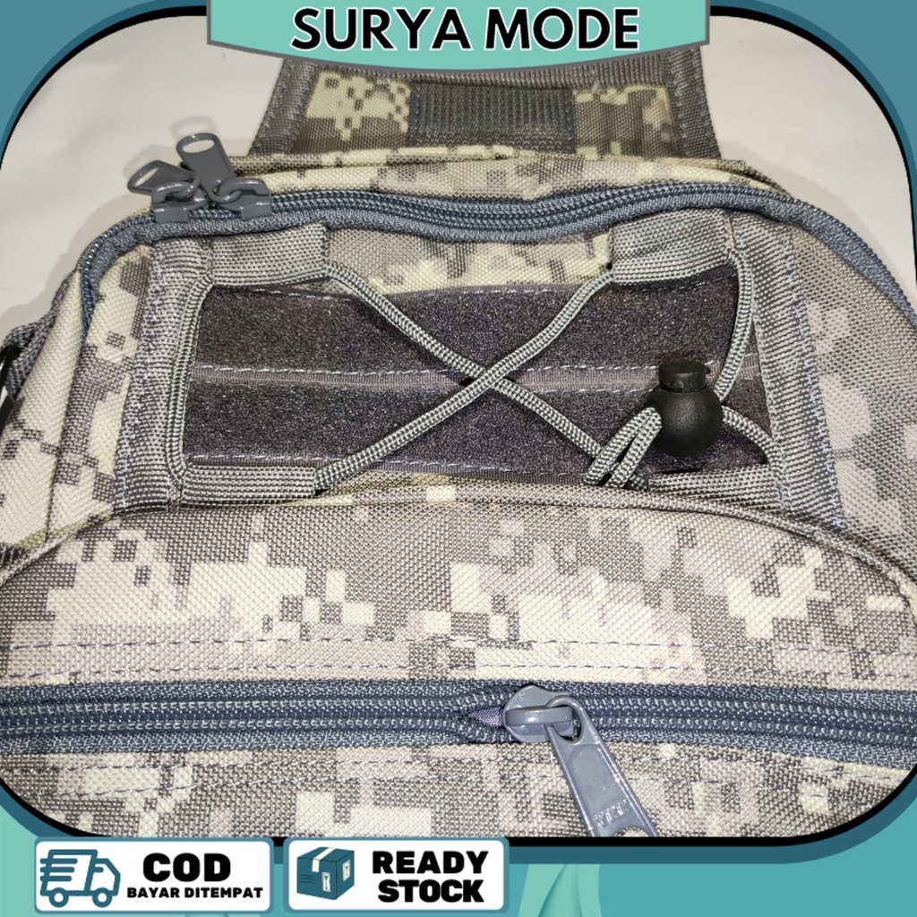 Tas slempang pinggang kekinian banyak kantong