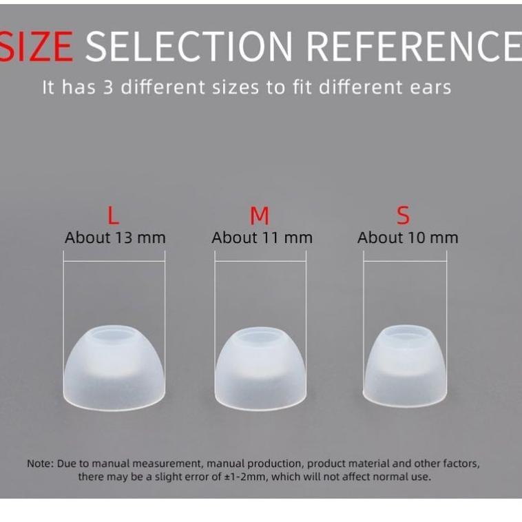 KZ Eartips SIlicone Super Soft White 3 Pasang KZ White Eartips Eartips KZ Karet Earphone Karet telinga for KZ EDX Pro CCA CRA TRN Mt1 Pro QKZ AK6 Pro KZ ZEX Pro KZ ZSN Pro X KZ Dq6 KZ ZS3 ZSa ZS5 ZS6 AZ09 PRO