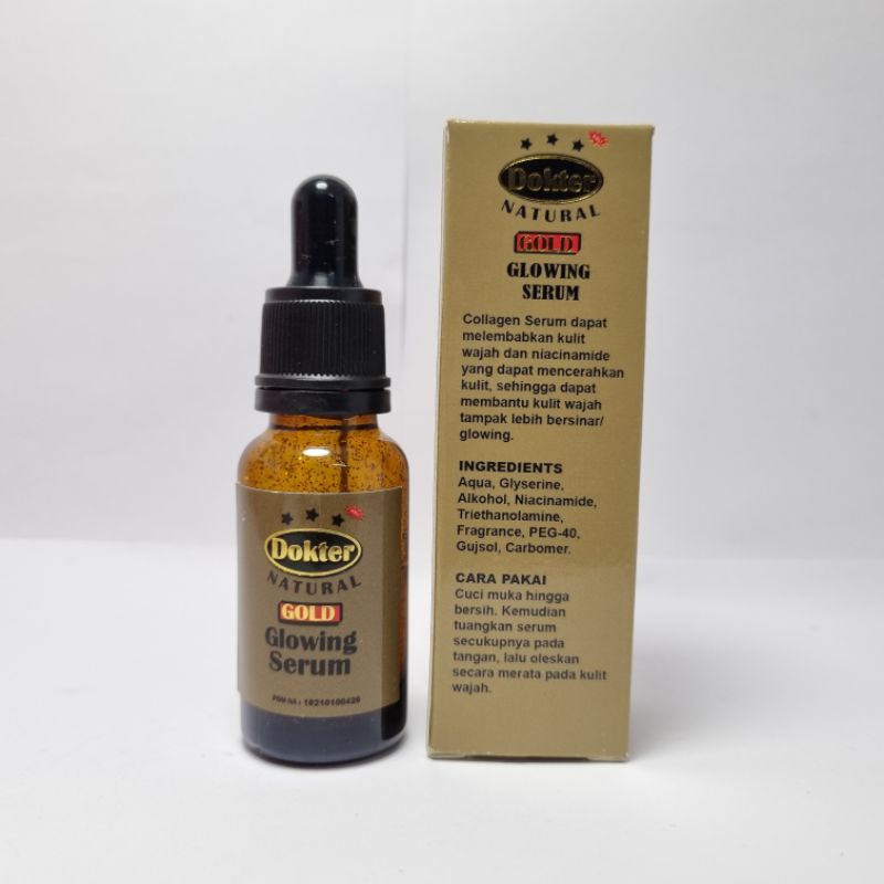 SERUM DR GOLD GLOWING BPOM 20 ml