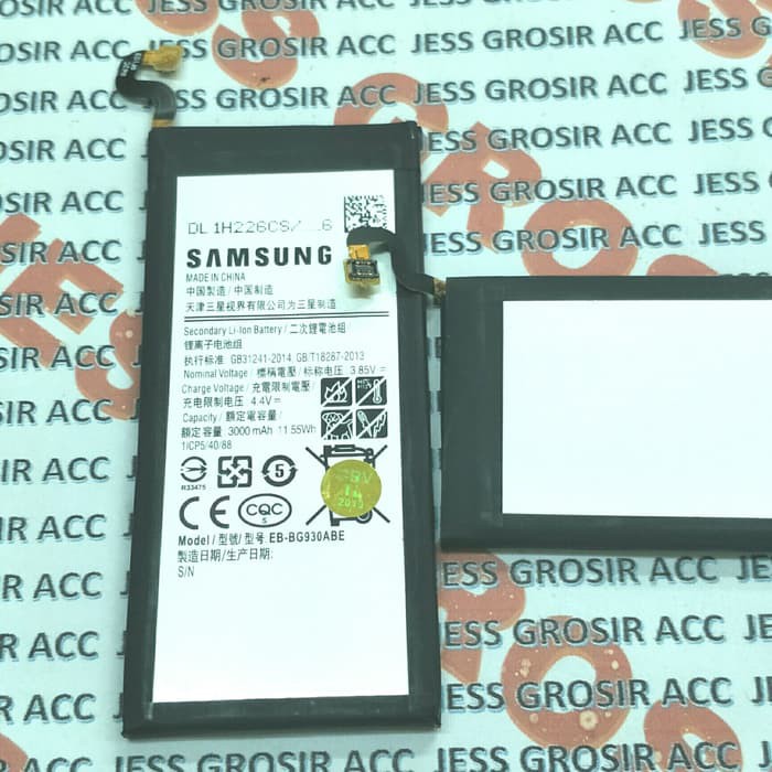 Baterai ORIGINAL SAMSUNG Galaxy S7 Flat G930 , BG930ABE , EB-BG930ABE