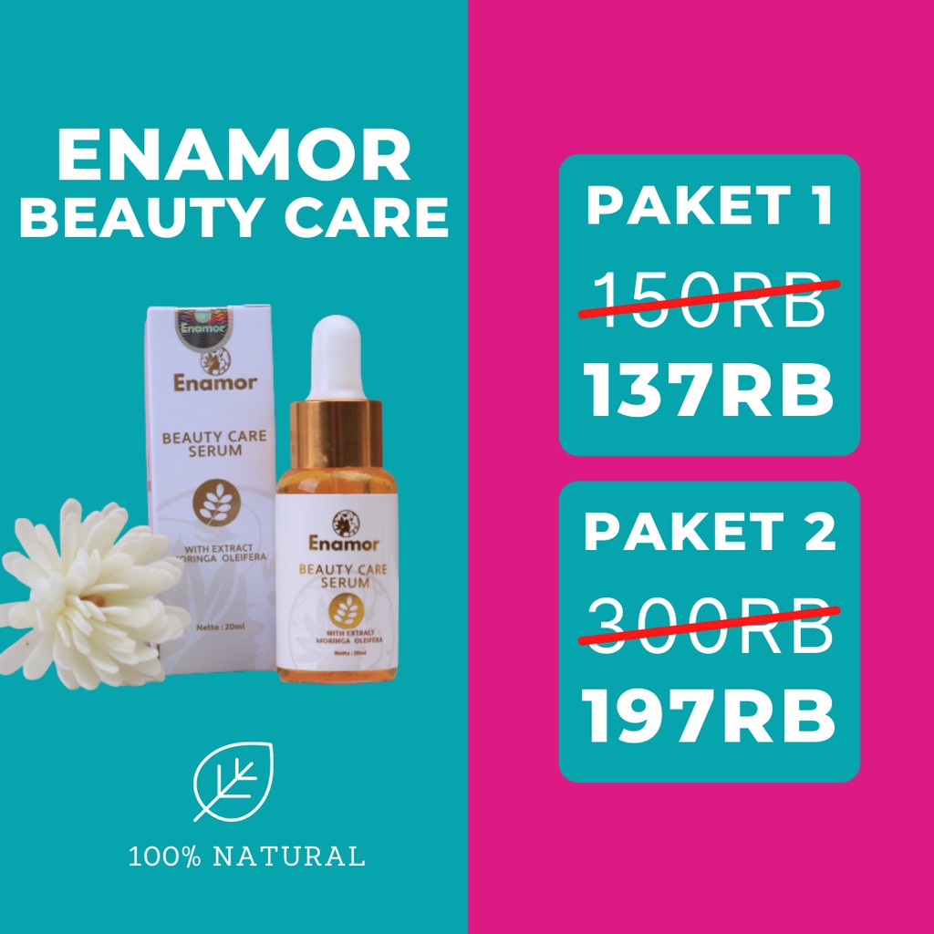 [Brightly Serum] Enamor Beauty Care Serum whitening - Anti aging wajah 20 ml