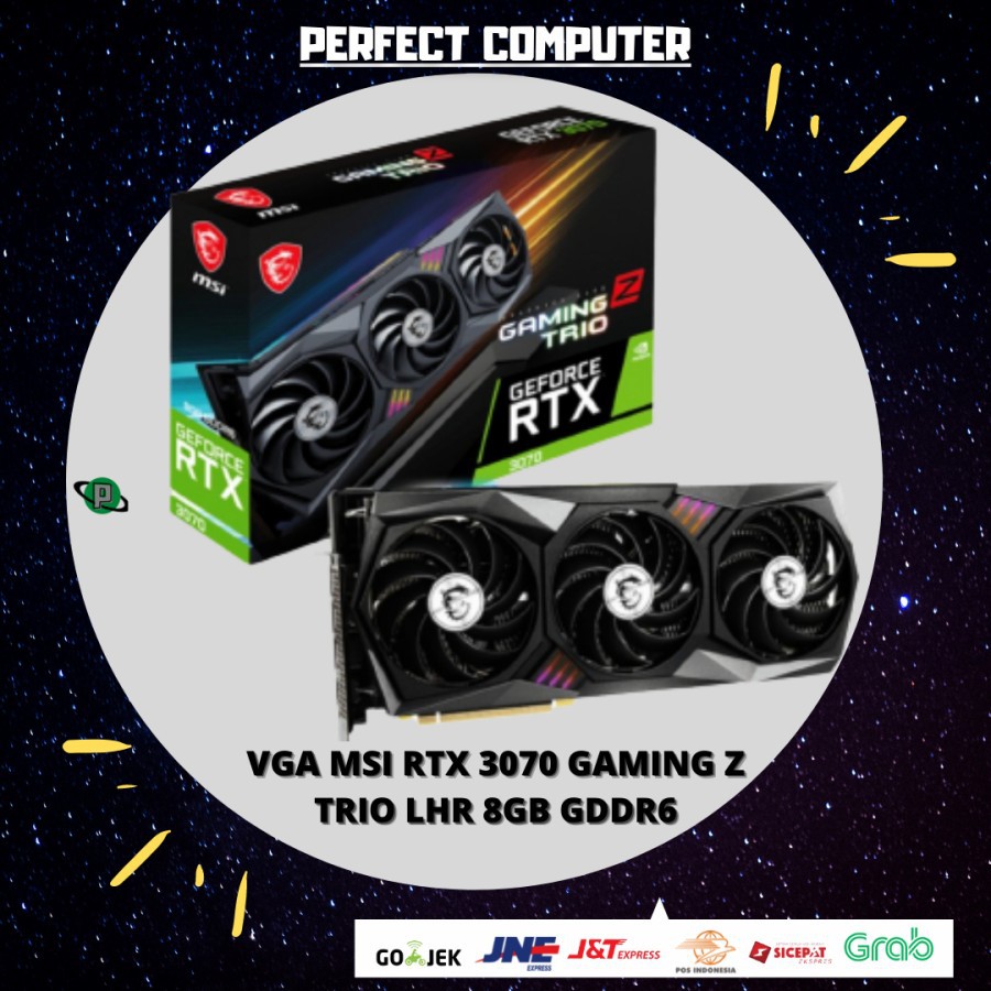VGA MSI GEFORCE RTX 3070 GAMING Z TRIO LHR 8GB GDDR6