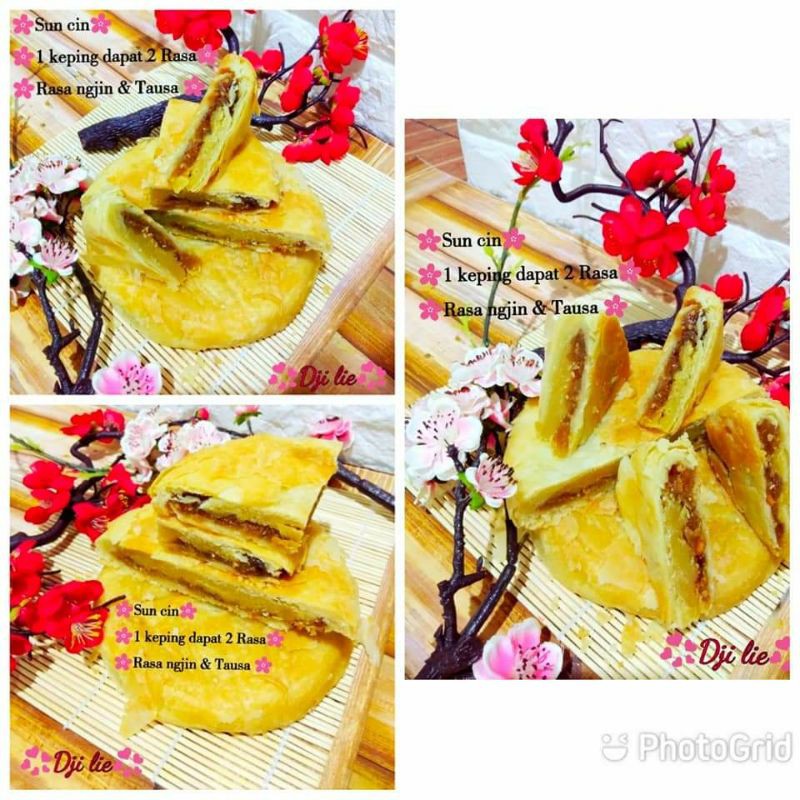 KUE BULAN, MOON CAKE uk kecil 1pack 2pcs 550gr POK KHOK PIANG dji lie, KUE BULAN KALIMANTAN, KUE BUL