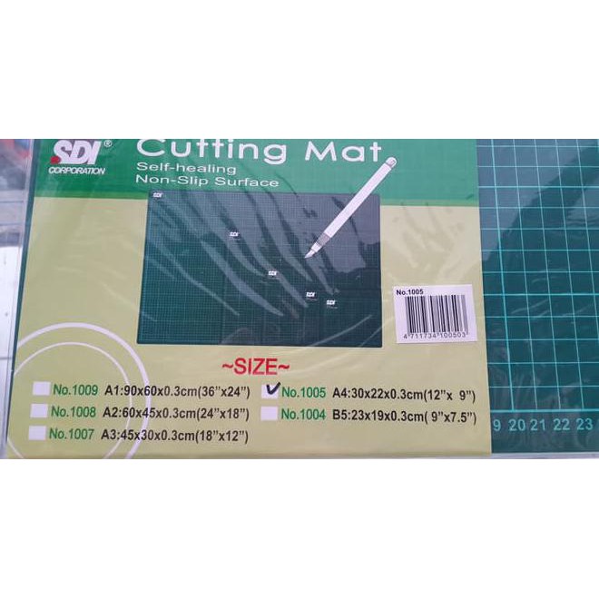 

Cutting Mat / Alas Potong Sdi A4 (30 X 22 X 0,3 Cm) Best Seller
