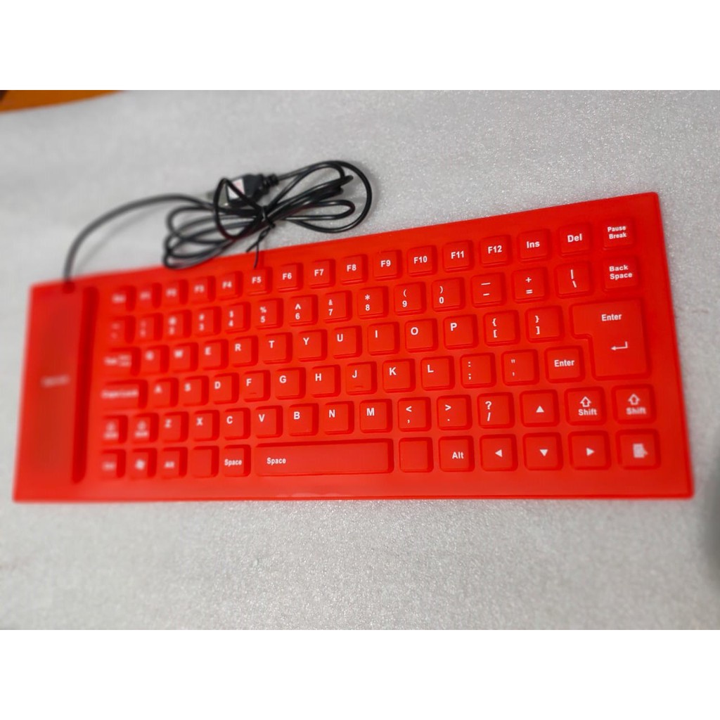 Keyboard Flexibel USB Gulung ANTI AIR