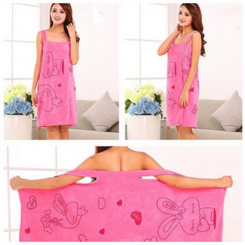 ANG HANDUK BAJU MANDI MODEL WEARABLE TOWEL KIMONO / HANDUK BAJU DEWASA KARAKTER