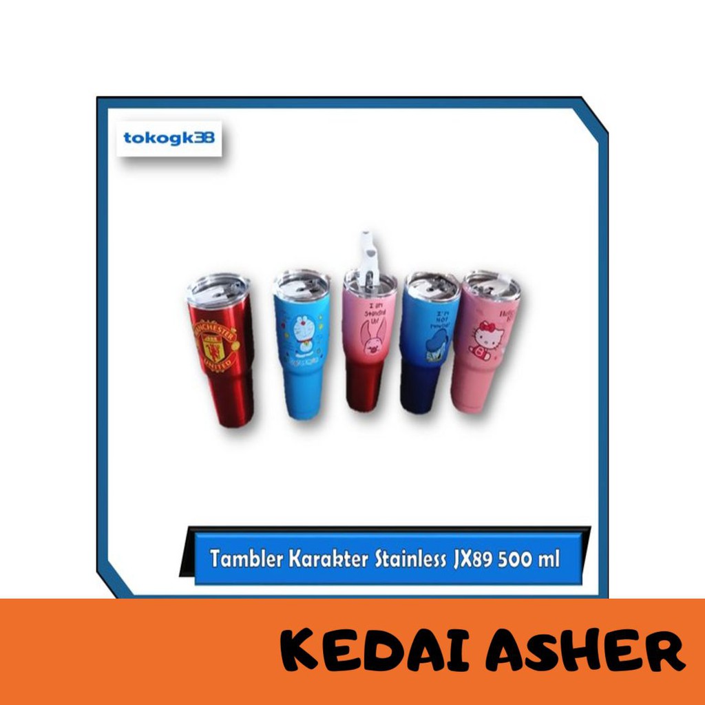 Tambler Karakter Stainless JX89 900 ml MURAH