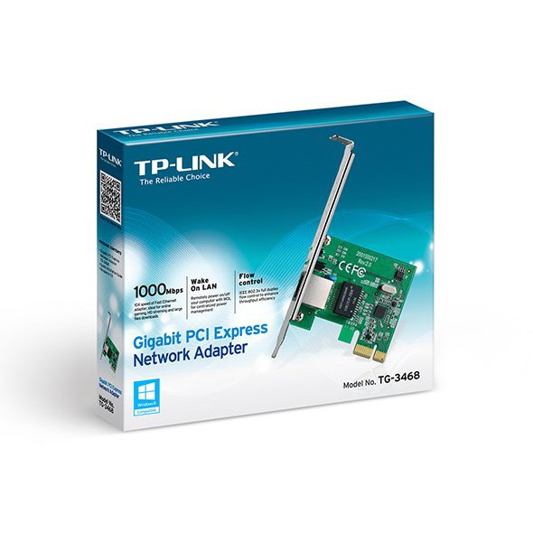 PCI EXPRESS LAN CARD TP LINK TG-3468 1000MBPS GIGABIT