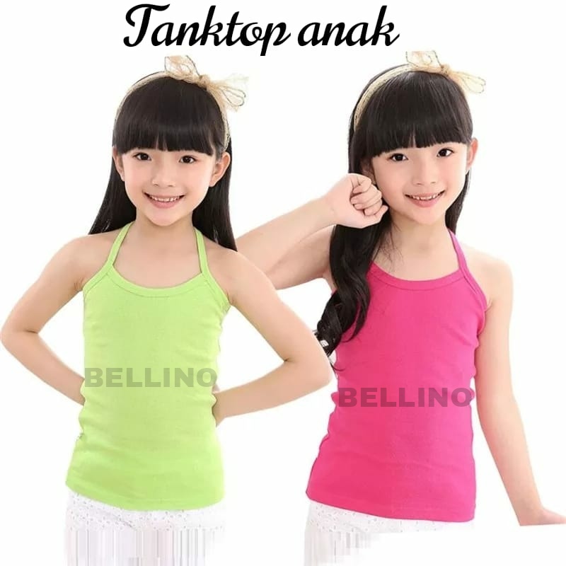 Tangtop Anak Cewek Murah Allsize Bahan Adem Kaos Dalam Anak Perempuan Tanktop Tali Anak Perempuan Bahan Adem Allsize Singlet Anak Cewek Tali Kecil Tengtop Tentop Tank Top