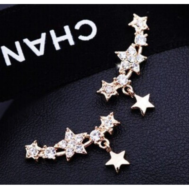 anting korea ating bunga mutiara/motif bintang