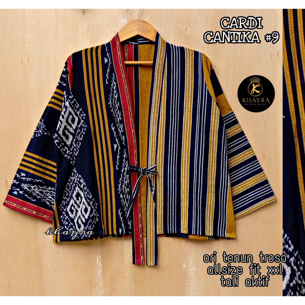 Kimono tenun cantika ori tenun