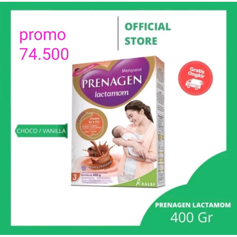 

Pranagen Lactamom 400 gr Vanila Coklat - Susu ibu Hamil