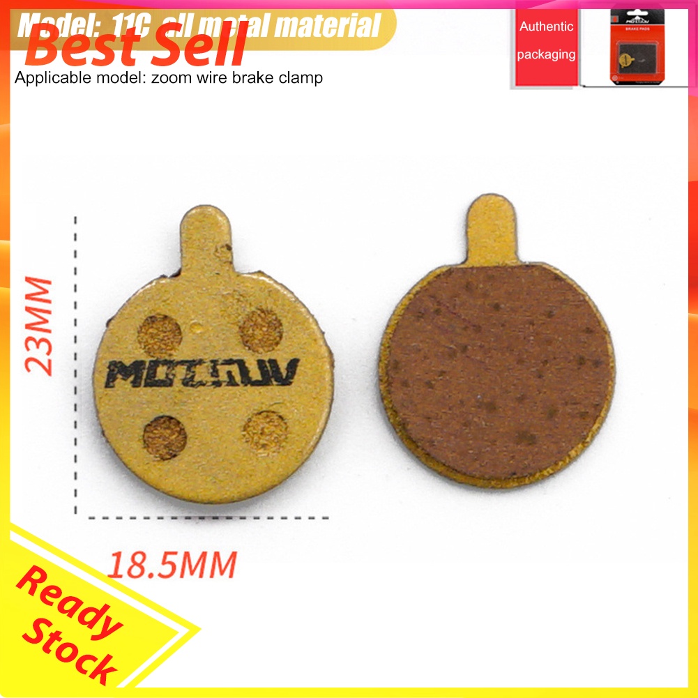 MOTSUV 1 Pair MTB Bike Disc Brake Pads Metal Cycling Hydraulic Disc Pads