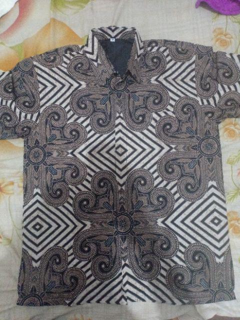 Amusta Batik Pria Batik Pria Lengan Pendek Kemeja Batik Pria Baju Batik Pria Kemeja Batik By Gba