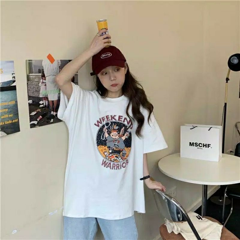 Arifirn Kaos Oversize Warrior - Kaos Wanita | Baju Wanita Murah