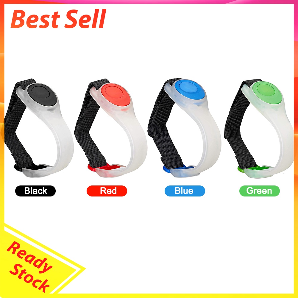 LED Luminous Night Running Arm Band Night Reflective Safety Warning Belt