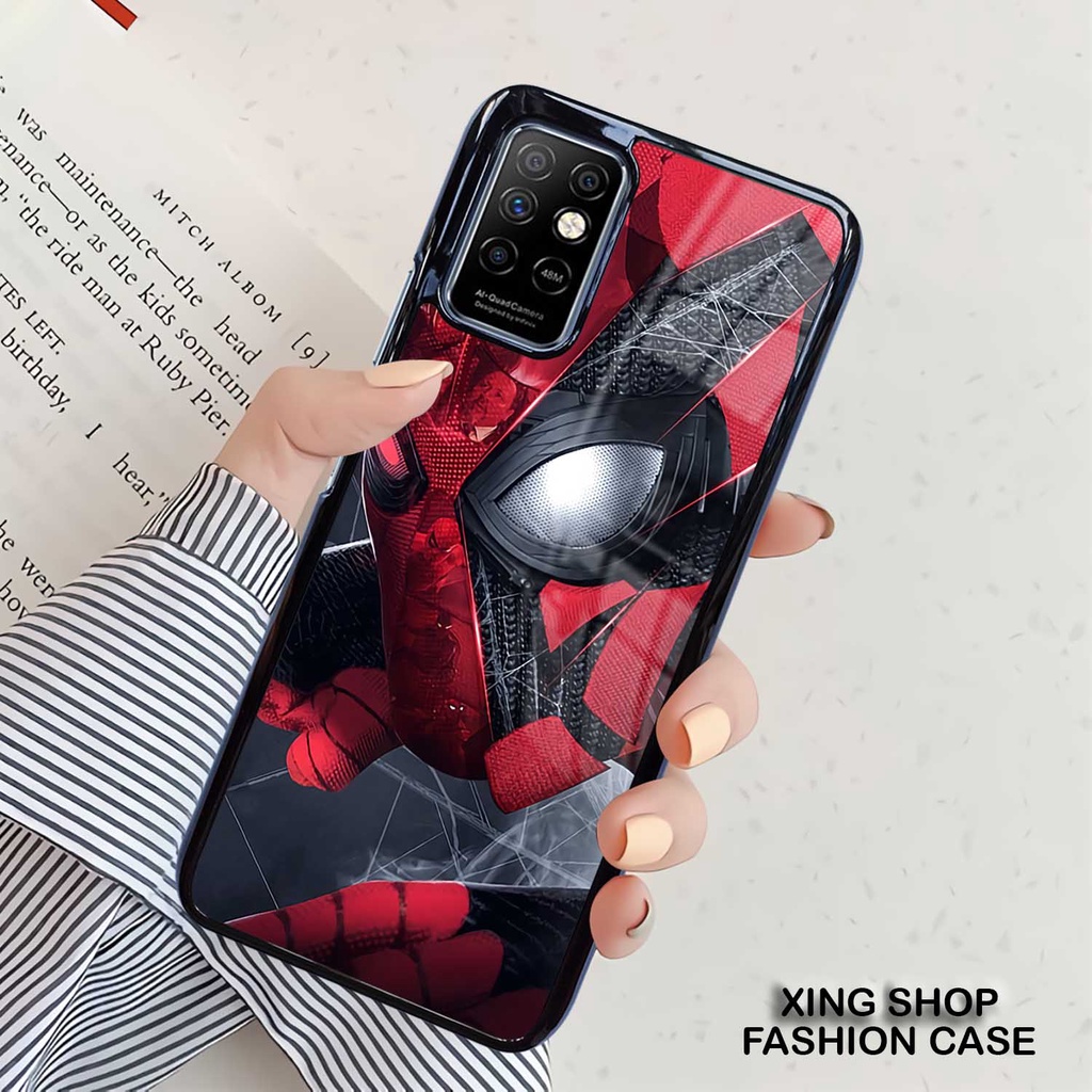 (CF67) Case Glossy Infinix Note 8 | Note 10 | Note 10pro NFC | Casing Hp Kliau | Motif Spiderman