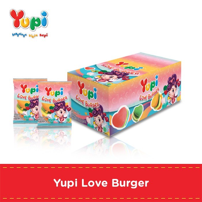 

504ekh Yupi Gummy Love Burger 6J