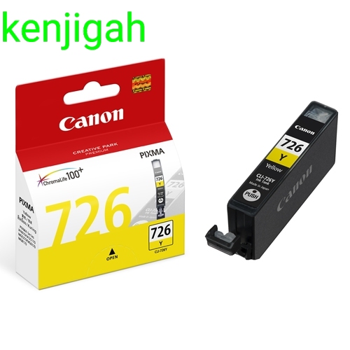 Tinta Canon Cli 726 Yellow Canon 726 Kuning 726Y Original