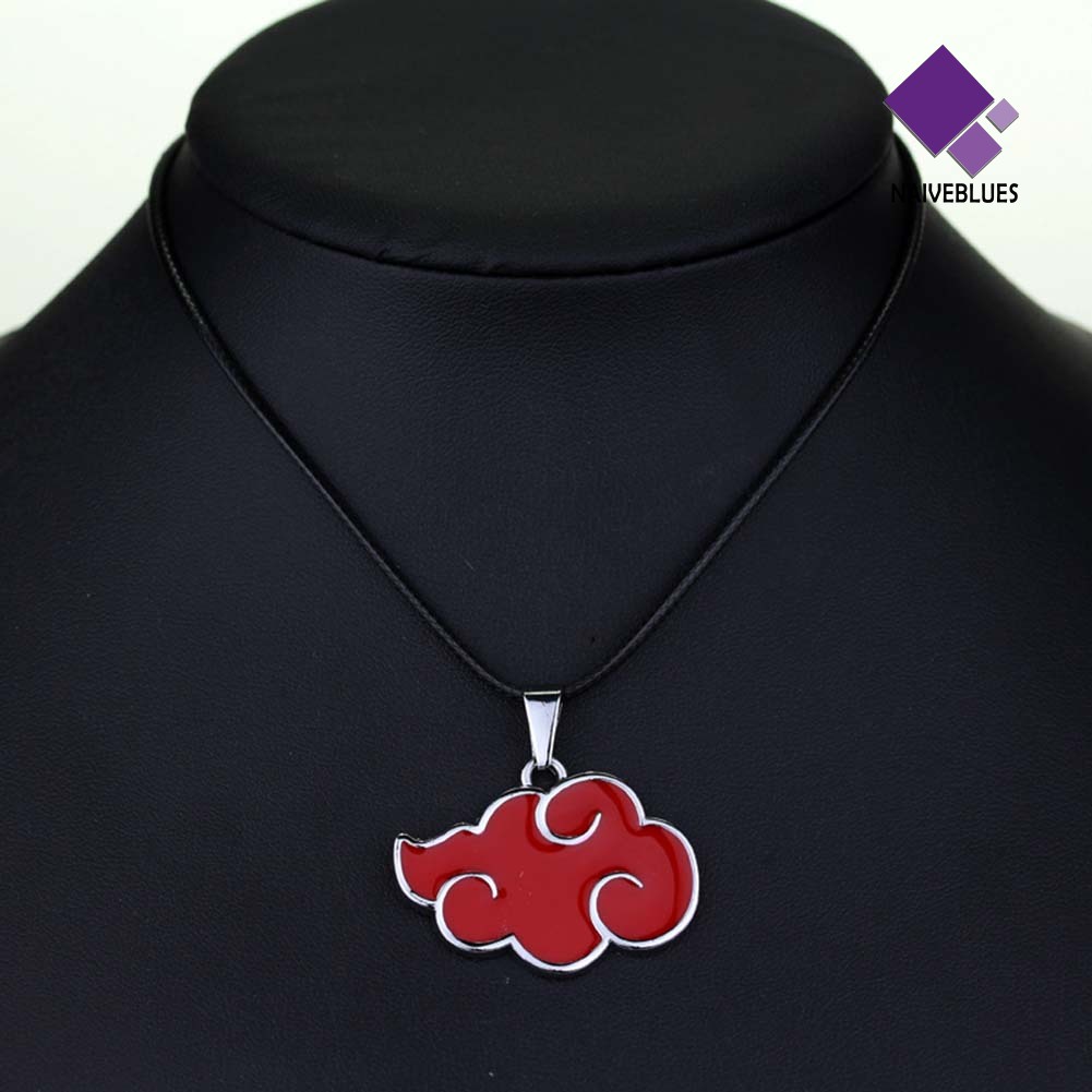 Kalung Liontin Bentuk Awan Warna Merah Anti Korosi Untuk Dekorasi