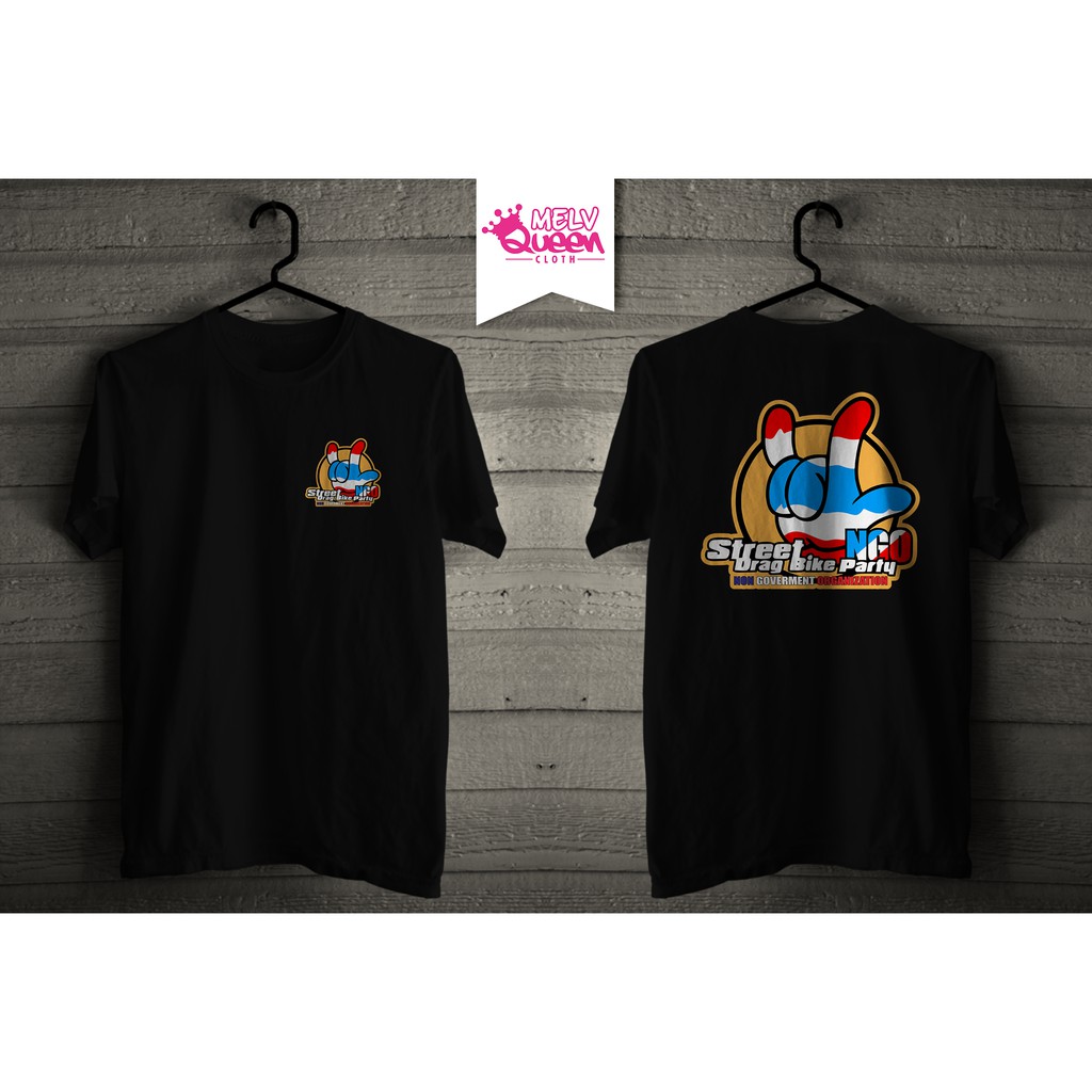Kaos / Baju / Tshirt Thailook NGO Street Drag Bike