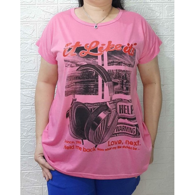 Kaos jumbo atasan jumbo wanita