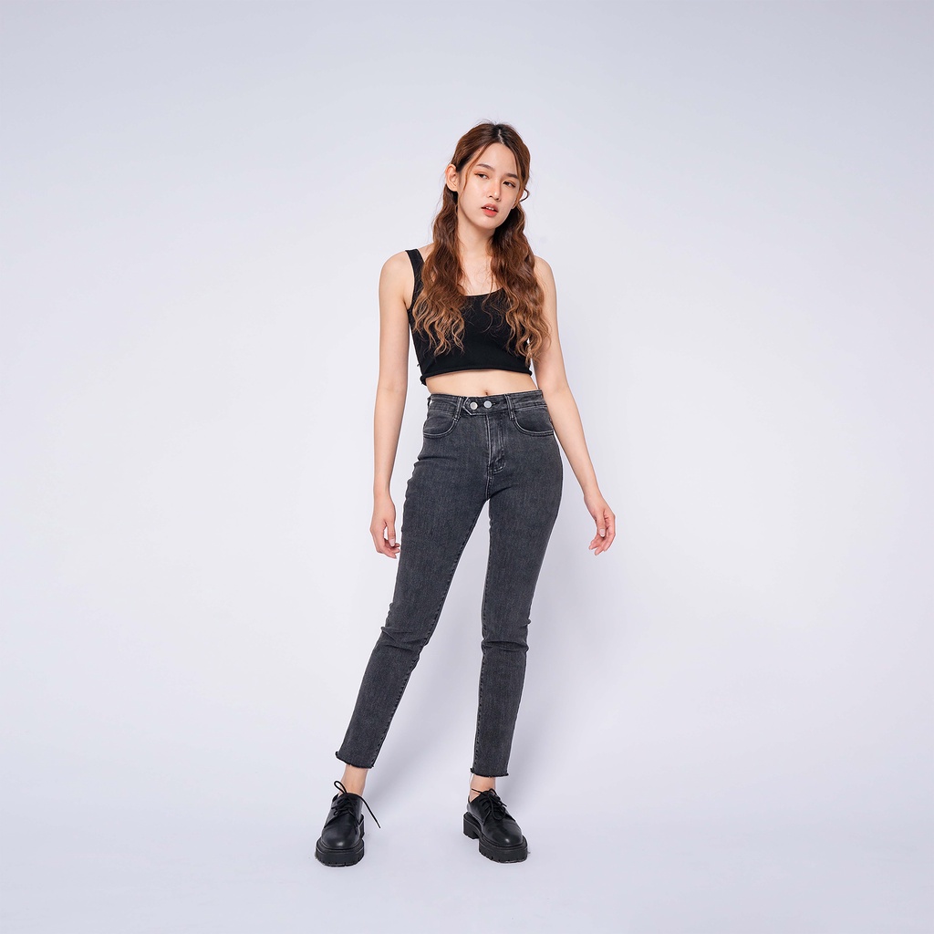 VIERLIN - Jeans 8002 - HIGH WAIST JEANS SKINNY