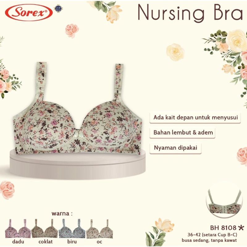 BH MENYUSUI SOREX 8108 BUSA/NURSING BRA