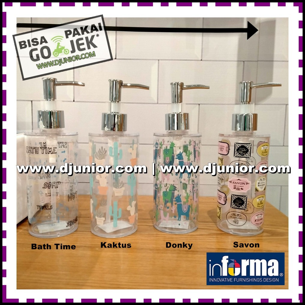 INFORMA - DISPENSER SABUN HANDSANITIZER / TEMPAT SABUN / HAND SANITIZER / BOTOL SABUN CAIR / PUMPER