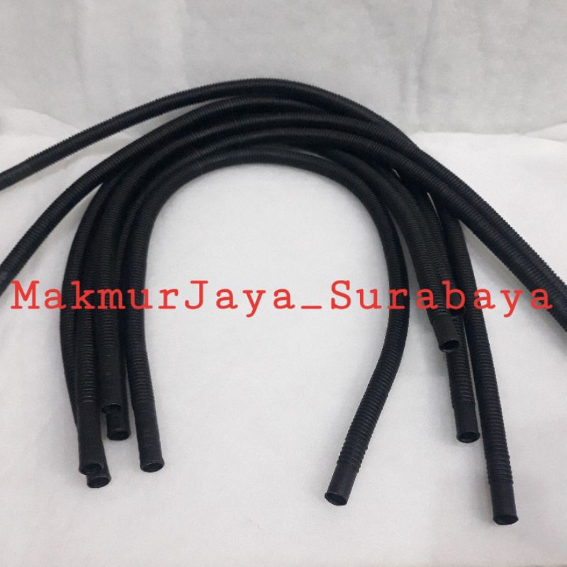 selang spiral hitam panjang -+92-94cm/selang pompa aquarium/selang Aquascape