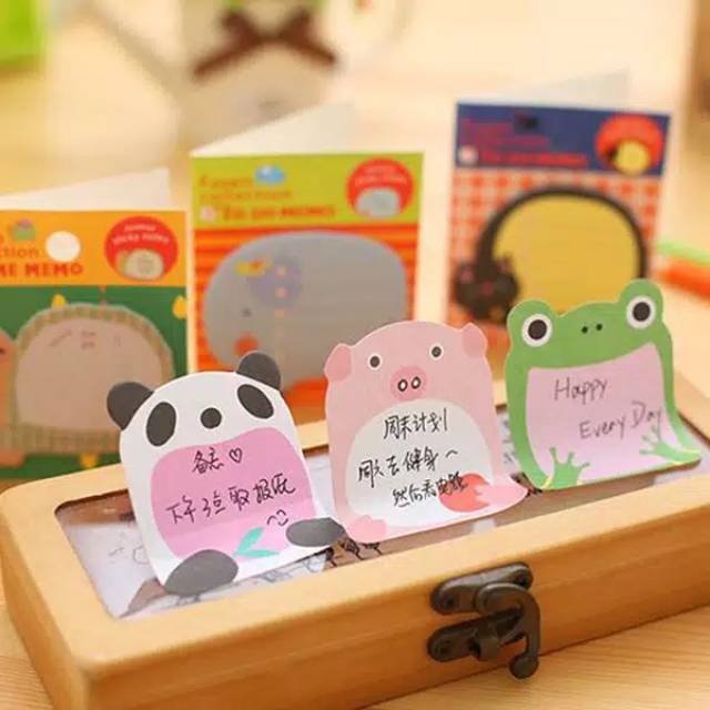 

Sticky Note Memo Pembatas Kertas / Penanda STICKY NOTES ANIMAL (20-30 LEMBAR)