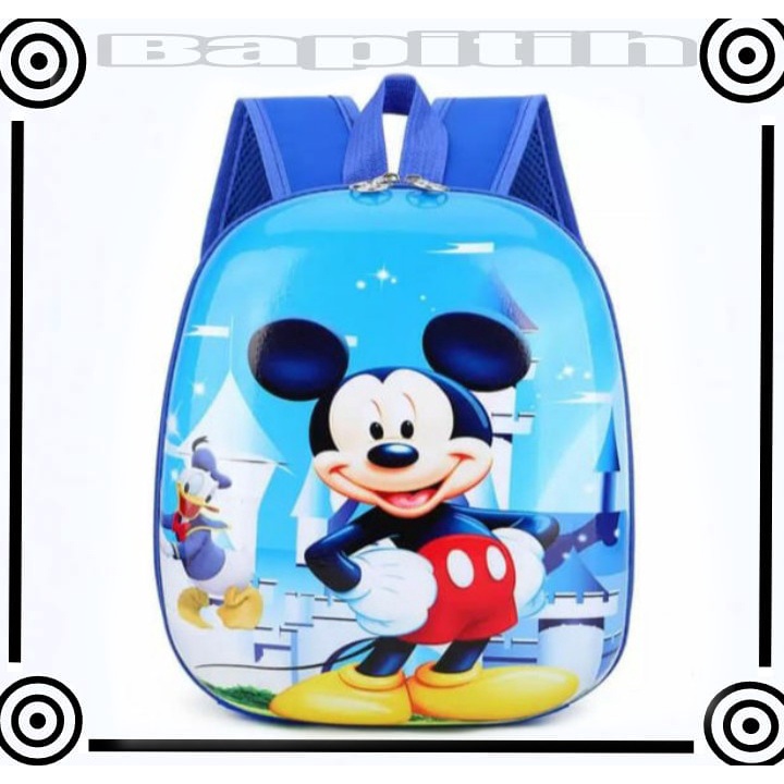 BPT Tas Ransel Sekolah Anak TK / PAUD - Tas Sekolah Anak Karakter lucu Ransel PVC Karakter Cowok -M0172