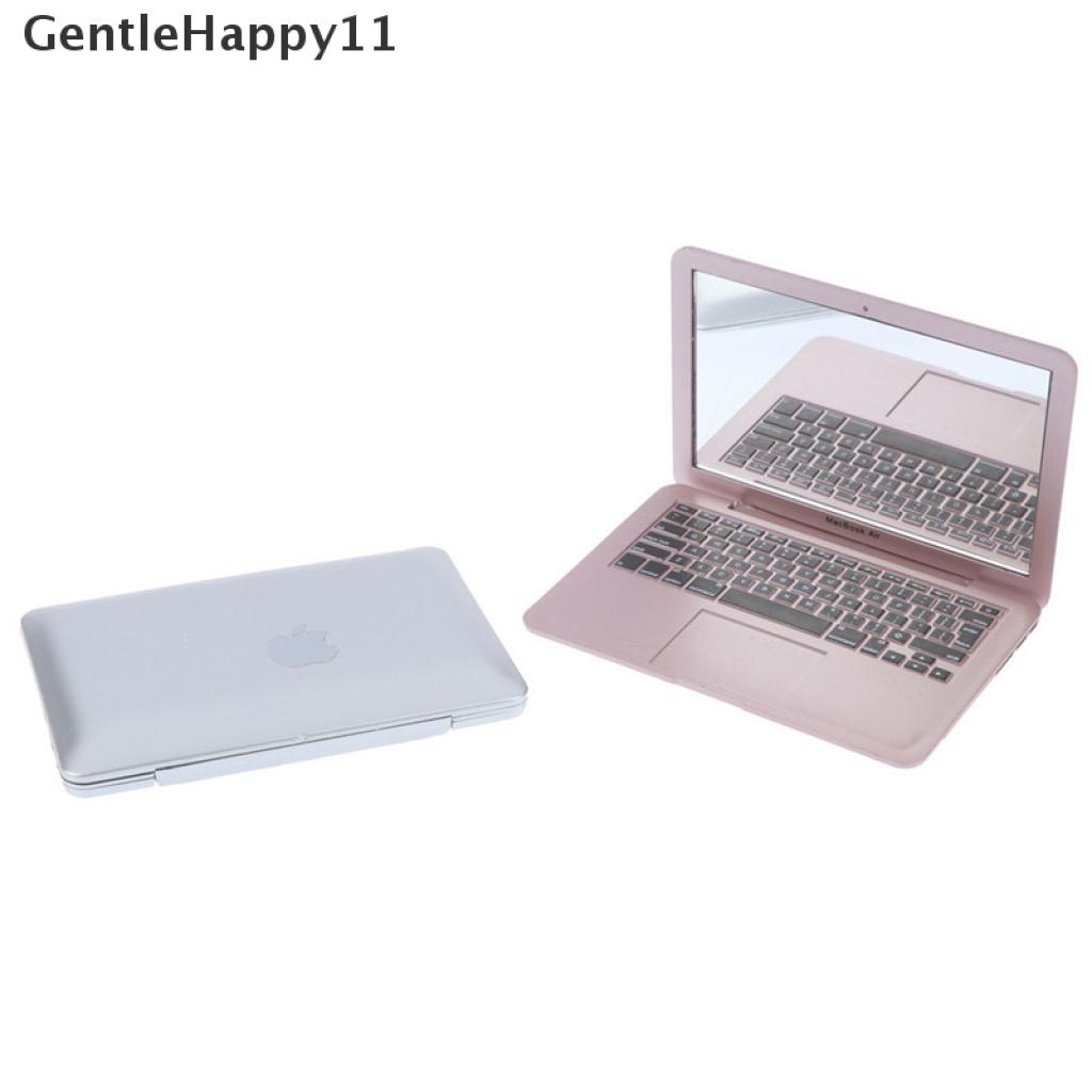 Gentlehappy Mainan Cermin Saku mini Bentuk laptop Untuk Anak Perempuan