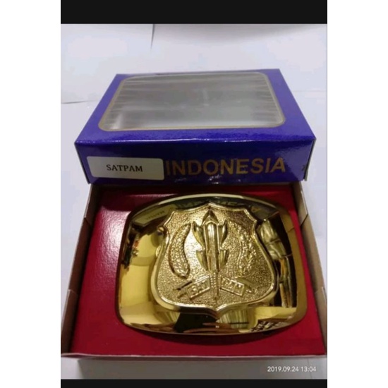 Kepala Kopel Security LOIND motif polos - kepala Kopel Loind Satpam - Bangkol Loind security Polos