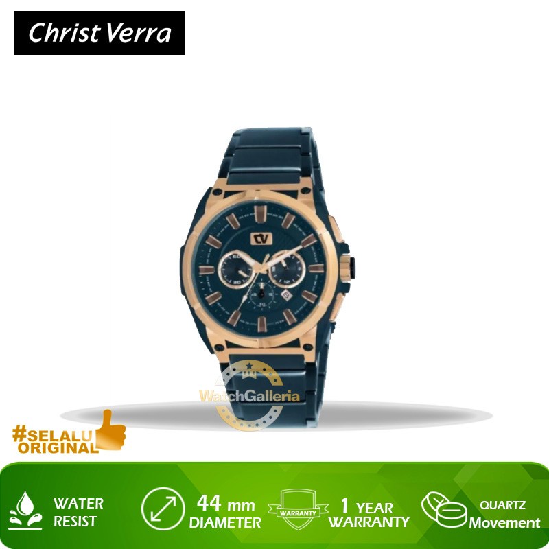 Jam Tangan Christ Verra CV C20028G-1J BLU Original Murah