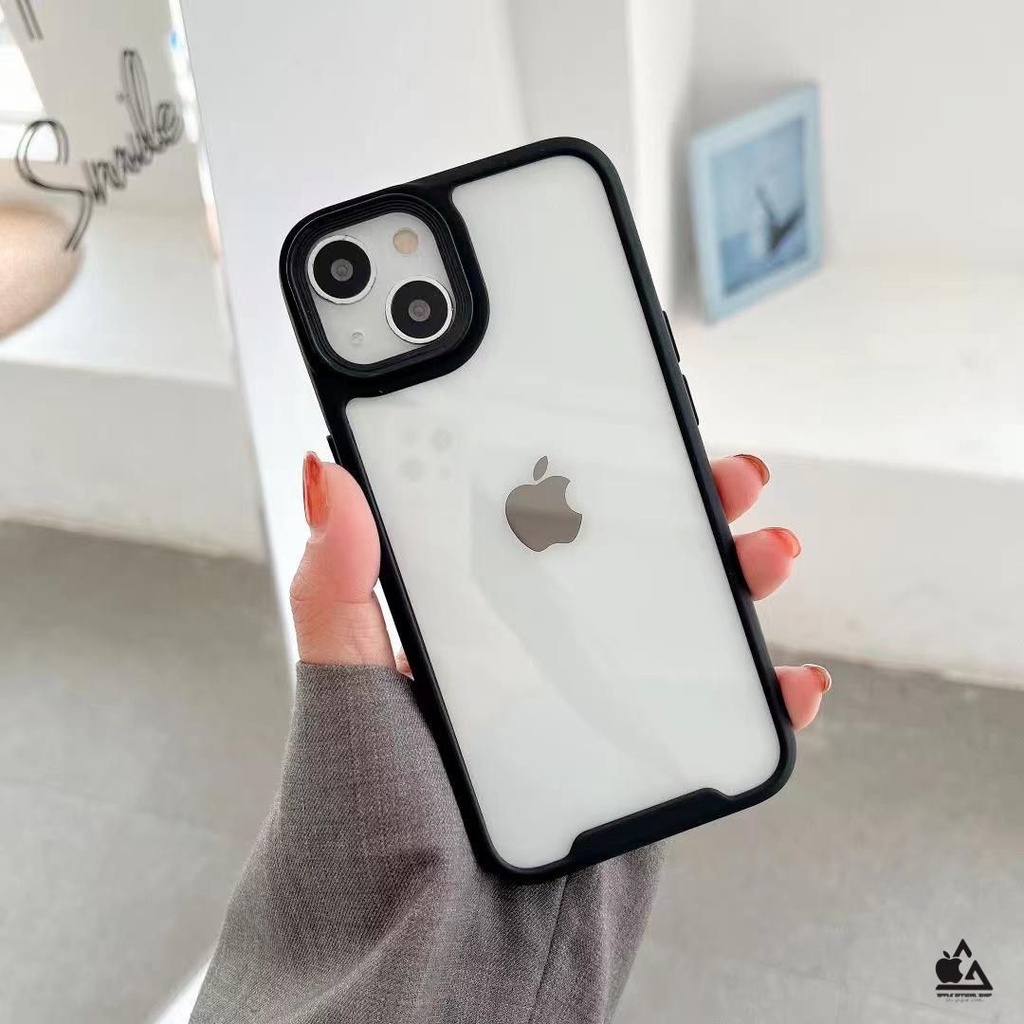 Soft Case Candy Macaron iPhone 13 13 Pro Max Mini 12 12 PRO MAX 11 11 PRO MAX XR X XS MAX 7 7+ 8 8+ SE 2 With Frame Camera Pelindung Kamera Softcase Silikon Jelly Clear Cover Bukan Hardcase Silicone