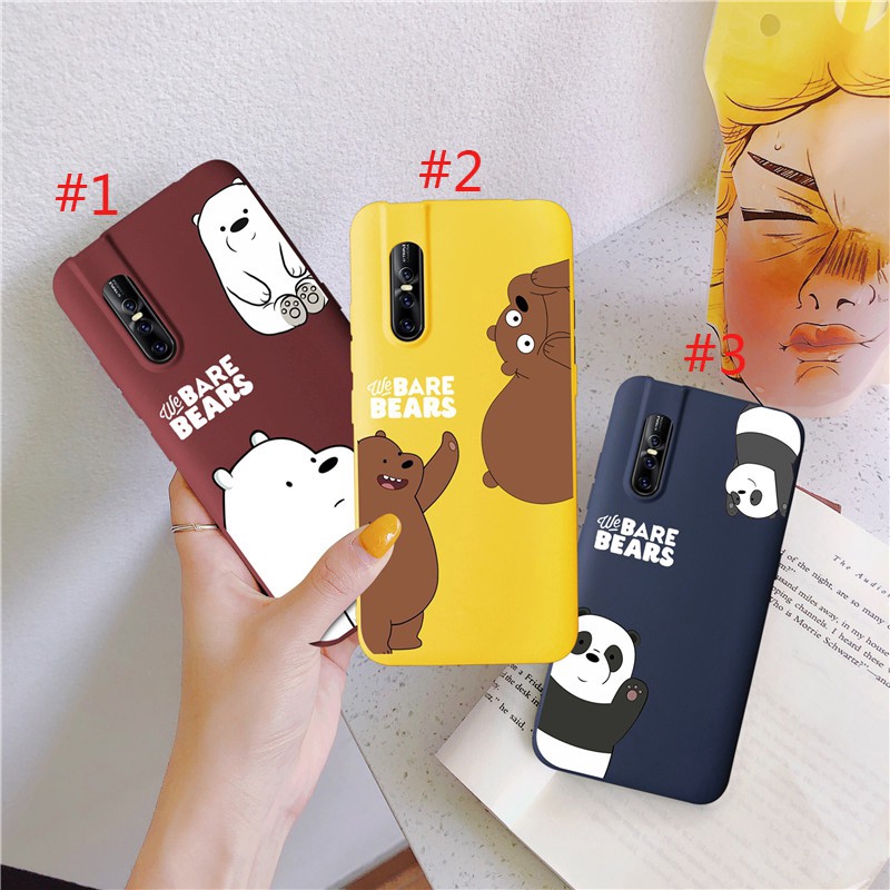 Casing Softcase Gambar Ice Brown Panda untuk Vivo Y91 Y93