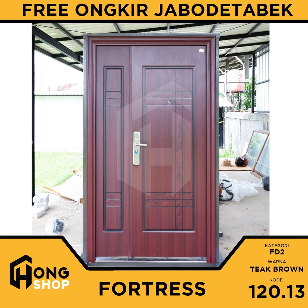 Pintu Utama Mother n Son BAJA JBS FORTRESS 120x210 -- FORT 120.13