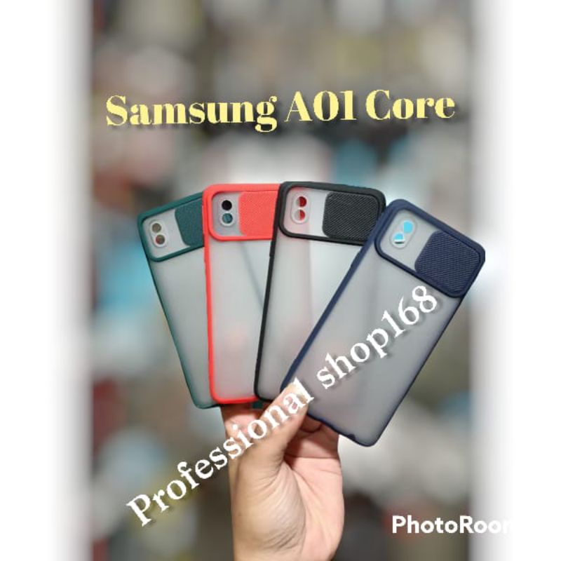 PS - SAMSUNG A01 CORE / M01 CORE CASE SLIDE CAMERA PROTECTOR SLIDING COVER PELINDUNG KAMERA SILIDING