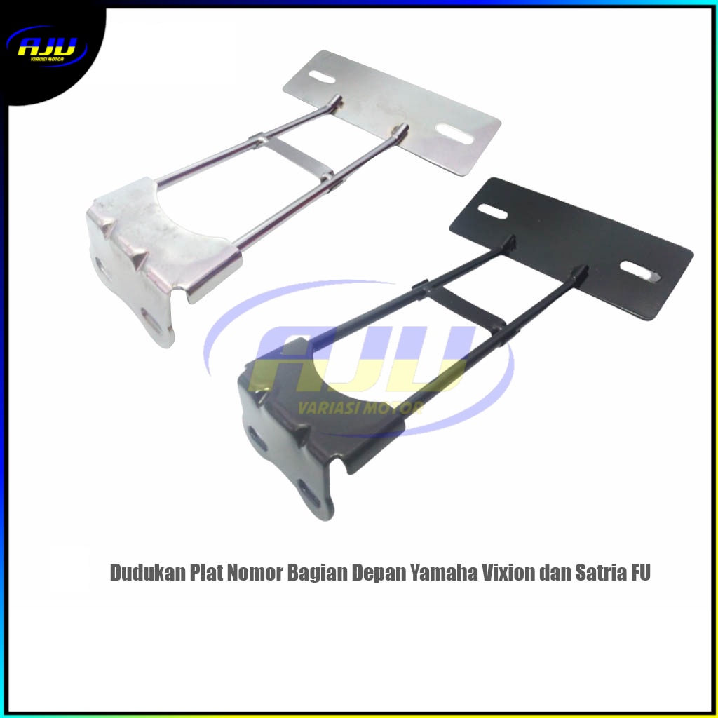 Dudukan Plat Nomor Vixion NVL NVA Bagian Depan AJV Untuk Motor Yamaha Vixion New dan Satria FU
