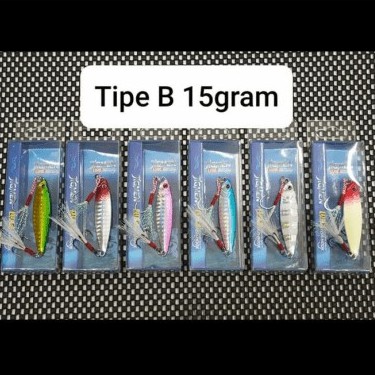 METAL JIG GONE FISHING JIGMEN TIPE B / 15gr &amp; 20gr