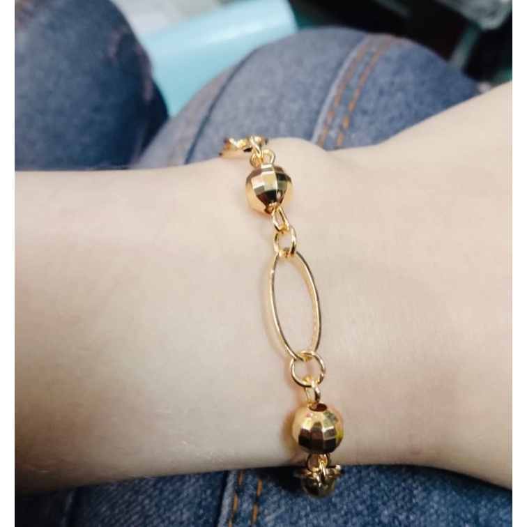 gelang tangan wanita//perhiasan//gelang//gelang lapis emas