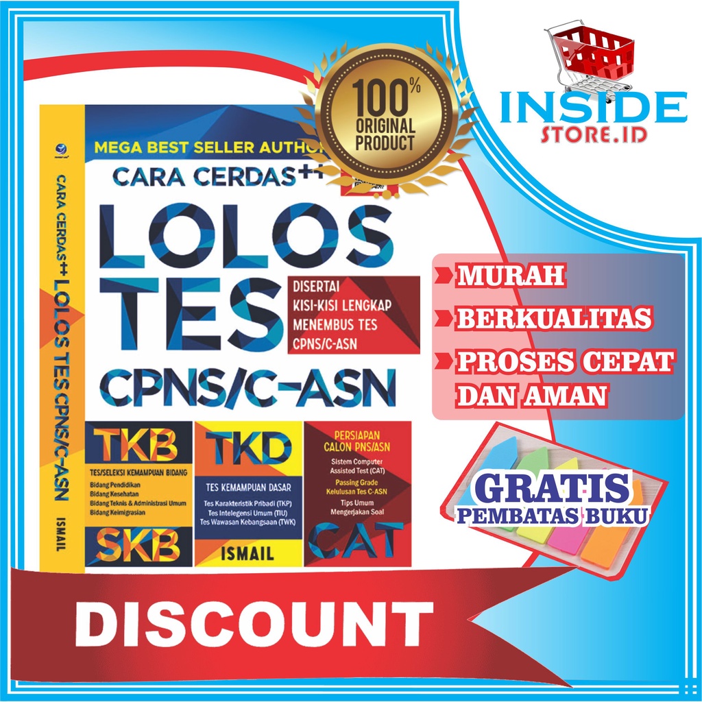 Cara Cerdas++ Lolos Tes CPNS disertai Kisi-kisi Lengkap Menembus Tes CPNS/C-ASN